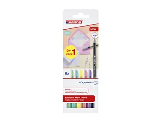 Fineliner edding 1200 fijn pastel assorti - 1