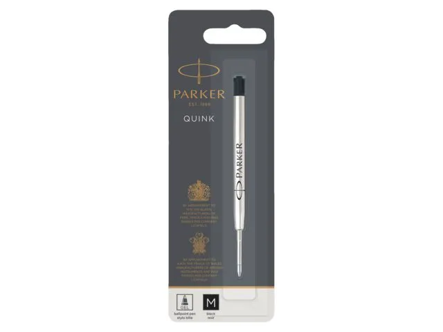 Gelschrijvervulling Parker 0.7mm Zwart