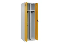 locker voor scheiding van kleding,HxBxD 1850x600x500mm,2vak