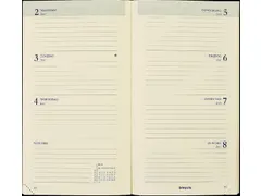 Agenda 2027 Brepols Interplan Lima 7dagen/2pagina's zwart