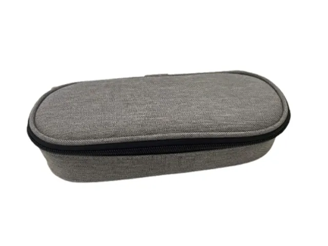 Trousse à crayons Econovo ovale gris