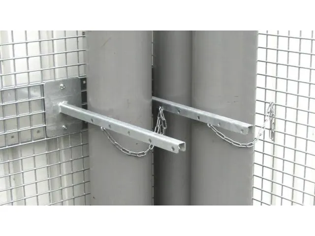 Gasflessendepot 2055x1125x1050mm 8 Gasflessen 1-vleugelige Deur