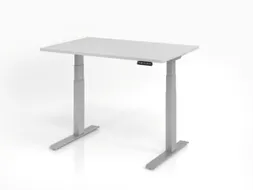 Elektrisch in hgte vst. zit-sta-bureau,HxBxD 640-1290x1200x800mm