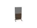 scheidingswand,HxB 1545x800mm,NV bruin hickory,BN8078-grijs
