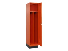 locker voor scheiding van kleding,HxBxD 1950x400x500mm,1vak
