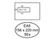 Envelop Hermes 156x220mm venster links 40x110mm zelfklevend 50st