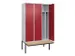 locker voor scheiding van kleding,HxBxD 2120x1200x815mm,3vak