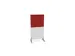 cloison de séparation,Hxl 1545x800mm,Bl-blanc,BN4011-rouge