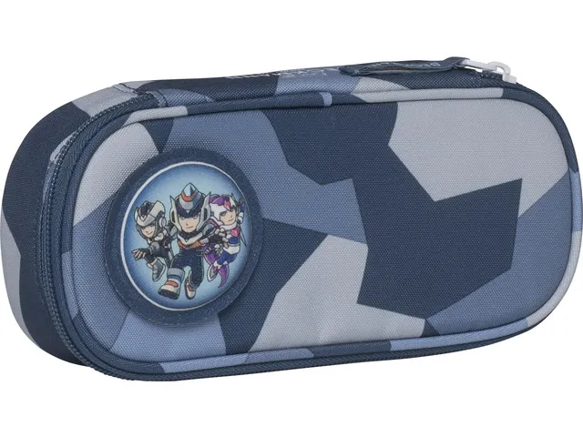 Etui Beckmann ovaal Leeg Tiger Race blue