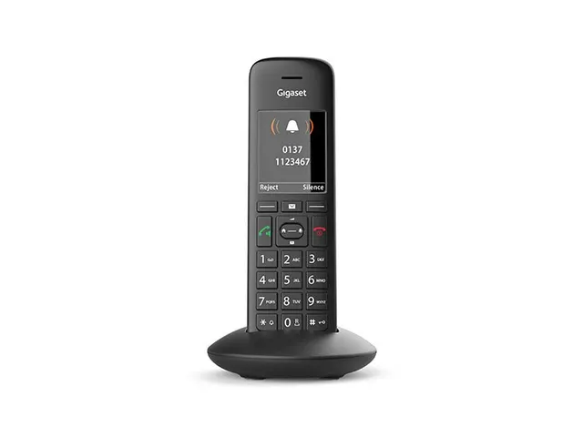 Gigaset C570HX Analoge-/DECT Telefoon Nummerherkenning Zwart