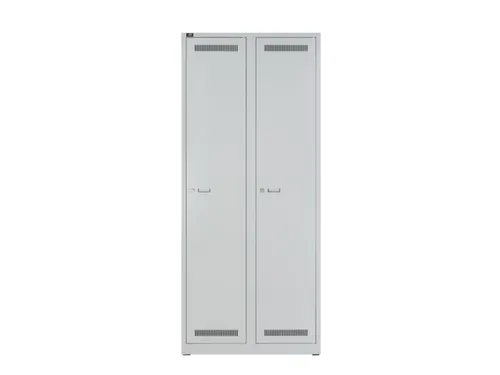 garderobekast,HxBxD 1850x800x500mm,2vak,vak B 400mm,cil.-slot
