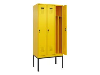 locker voor scheiding van kleding,HxBxD 2120x900x500mm,3vak - 1