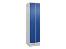 locker,HxBxD 1950x500x500mm,2vak,vak B 250mm,draaigrendel,sokkel