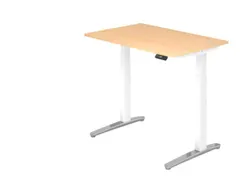 Elektrisch in hgte vst. zit-sta-bureau,HxBxD 650-1290x1200x800mm