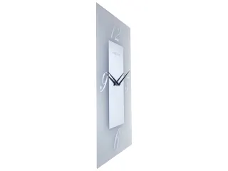 Wandklok Nextime 20x50cm glas Frosted/Mirror Dali - 3