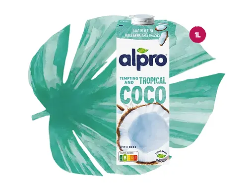 Kokosdrank Alpro Barista lactose- en glutenvrij pak 1 liter