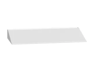 opzetelement lessenaar,v. lessenaarkast,v. kast B 1050mm,H 130mm,staal - 1
