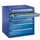 ladekast HxBxD 1000x805x695mm 6laden slot RAL7035 front RAL7035