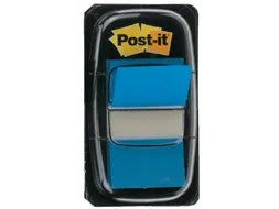 Indextabs 3M Post-it 680 25.4x43.2mm blauw