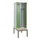 locker met bank,voor scheiding van kleding,HxBxD 2120x600x815mm,2vak