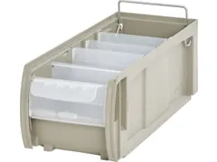 magazijnbak,HxBxD 140x156x400mm,5,7l,Sunflower Compound (SFC),grijs