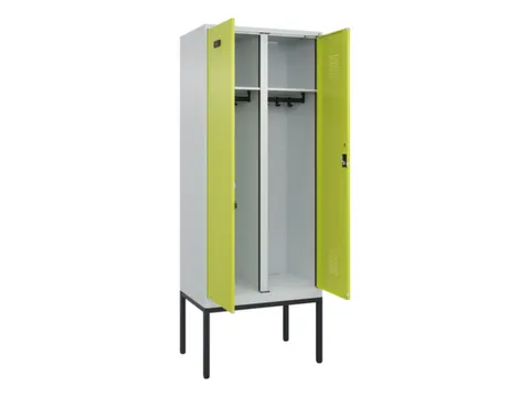 locker voor scheiding van kleding,HxBxD 2120x800x500mm,2vak