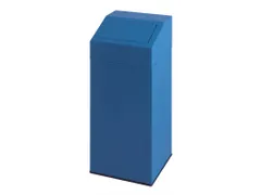 Afvalbak met pushdeksel 45 liter Blauw