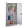 gereedschapskast,RAL 7035,HxBxD 1950x1000x600mm,links 5legborden