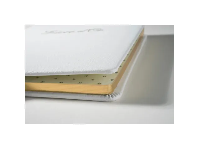 Gastenboek Alpille 2 6x22cm 140bl wit