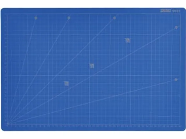 Desq 5691 Professionele snijmat 30x45cm A3 Blauw 5-laags