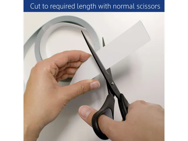 Magneetband Maul 35mmx1m Zelfklevend Wit + 3 Magneten