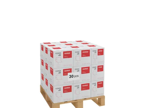Toiletpapier Katrin systeemrol 2-laags 92m wit 103424 Pallet