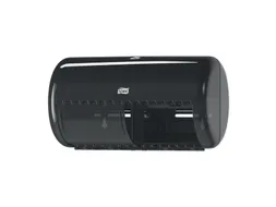 Tork 557008 T4 Toiletpapier Dispenser Elevation Twin Zwart