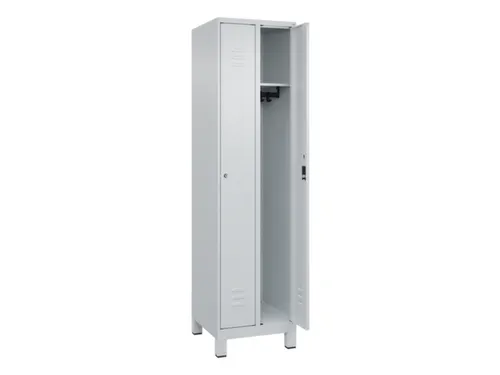locker,HxBxD 1950x500x500mm,2vak,vak B 250mm,cil.-slot,voeten