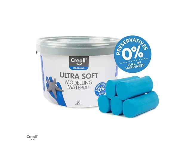 Klei Creall Play-it Ultra Soft helder blauw 1100 gram