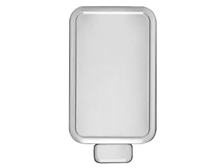 Stella Slim pedaalemmer 6 liter Mat RVS - 6