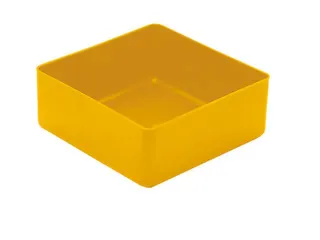 Inzetbak HxLxB 40x99x99mm Polystyreen Geel 50 stuks - 1