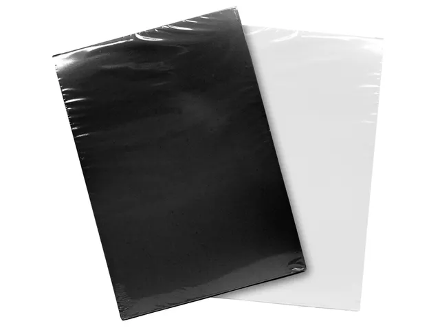 Voorblad Quantore A4 PP 300 micron zwart 100 stuks