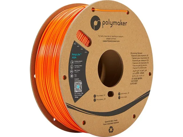 ASA 2,85mm ORANGE 1kg PolyLite 3D Filament