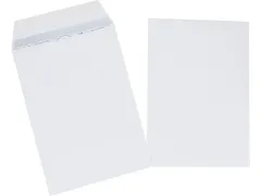 Enveloppen 90 gram 162x229mm met strip zonder venster500 stuks