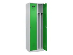 locker voor scheiding van kleding,HxBxD 1850x600x500mm,2vak