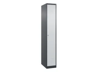 locker,HxBxD 1850x300x500mm,1vak,vak B 300mm,cil.-slot,staand op vloer - 1