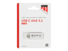 USB stick 3.1 Quantore USB-C 32GB zilver