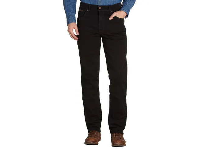 Jean Wrangler Texas Stretch Noir Taille 33 Longueur 30