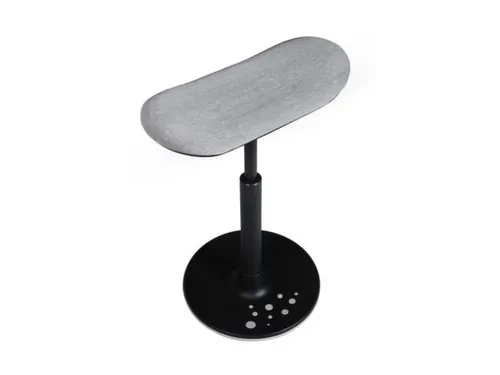 Zit-/stahulp Beweeglijk Zitmechanisme Skateboard-Zitting Zwart Stof