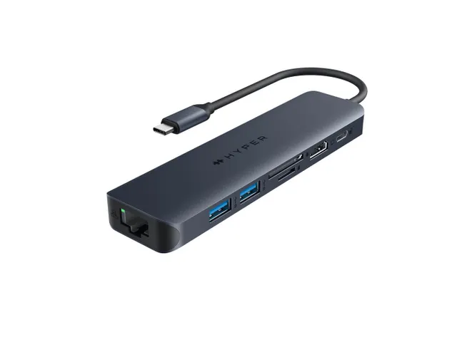 Hd4003Gl Targus 100W Usb-C 4K dockingstation hyperdrive7 midnight blue