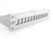 Modulair Patchpaneel 12-poorts Blanco 1U 254mm 10'' Rackmontage Grijs