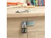 Hangslot MasterLock combi alu + sleutel 40mm zwart