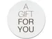 Etiket op rol diameter 39 mm 500 stuks A Gift For You
