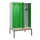 locker met bank,voor scheiding van kleding,HxBxD 2120x1200x815mm,4vak